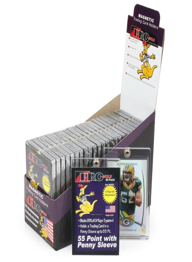 Pro-Mold Box(25) Pro-Mold 55pt. Magnetic One Touch Card Holders Holds Sleeved Card MH55S - Image 3